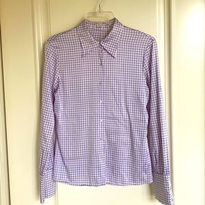 Silk button down blouse - Size 6